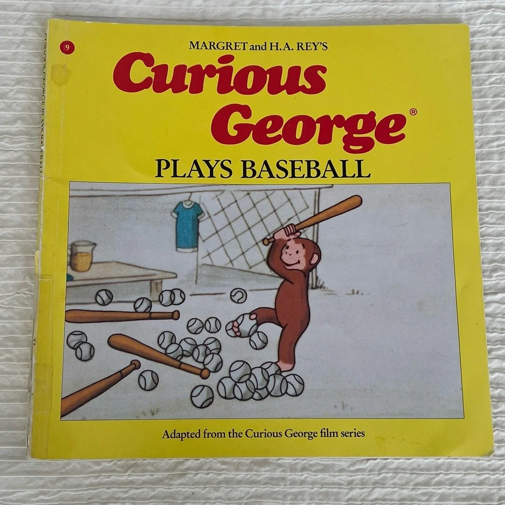 Curious George books bundle of 2 vintage children's books